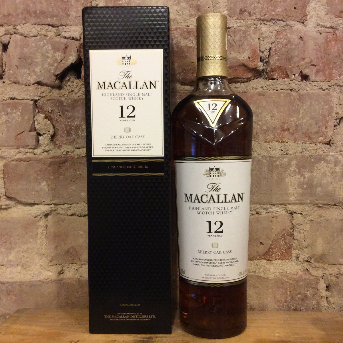 The Macallan 12 Year Old Sherry Oak | Speyside Scotch – Eastside 