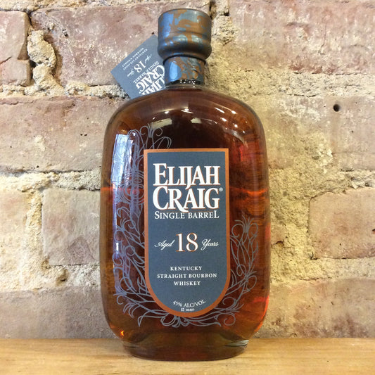 Elijah Craig 18 Year Old Single Barrel Straight Bourbon Whiskey 750ml