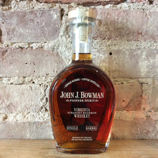 John J. Bowman Single Barrel Virginia Straight Bourbon Whiskey 750ml