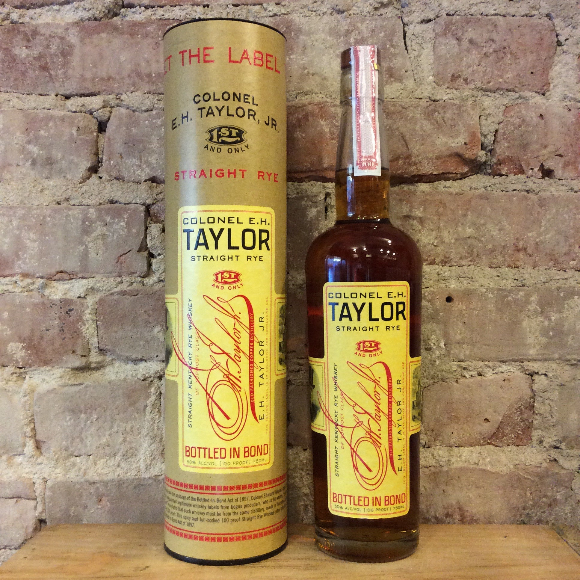 Taylor Rye Logo Colonel E.H. Taylor Straight Rye Whiskey 750ml – Eastside Cellars