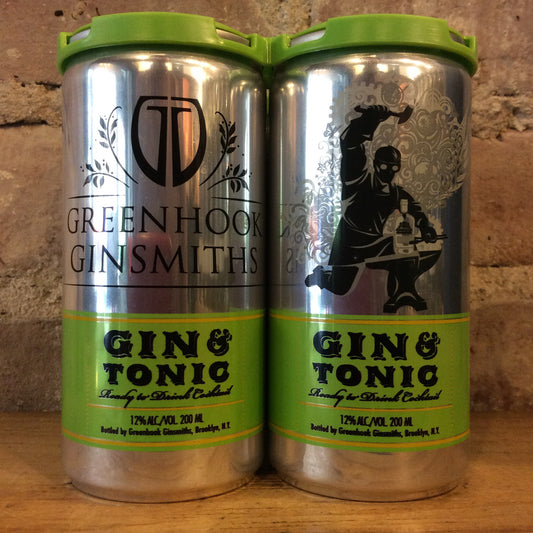 Greenhook Ginsmiths Gin & Tonic 200 mL can